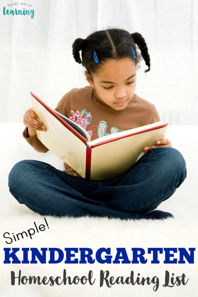 Ready to get your little one reading? This simple kindergarten homeschool reading list features early readers kids will love!