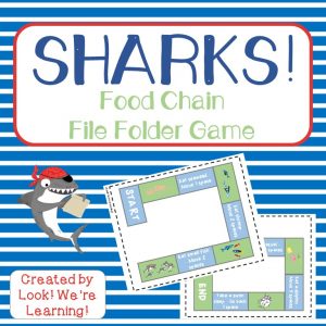 Shark File Folder Game