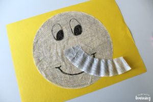 Simple Coffee Filter Elephant Craft