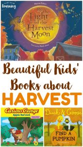 These beautiful harvest books for kids are lovely for sharing autumn stories together as a family!