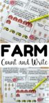 Preschool Worksheets: Farm Themed Fall Counting Worksheets - Look! We ...