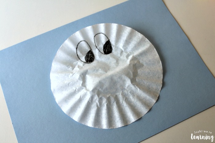 Coffee Filter Dog Craft for Kids
