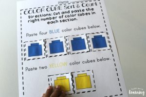 Color Counting Preschool Worksheets