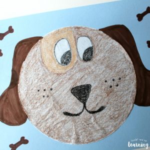 Easy Coffee Filter Dog Craft for Kids to Make
