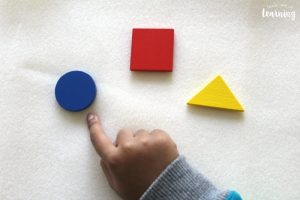 Working with Shiller Math Wooden Shapes
