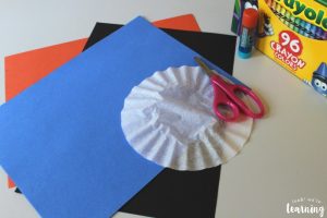 Coffee Filter Snowman Craft Supplies