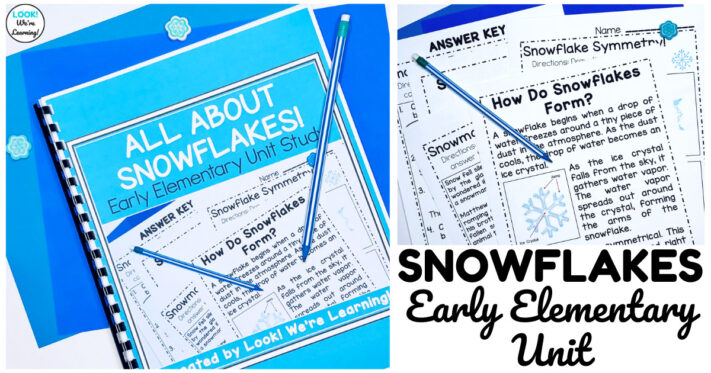 All About Snowflakes Early Elementary Unit