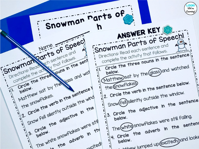 Using Snow Themed ELA Activities with Early Elementary Students