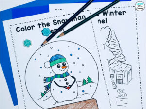 Winter Coloring Pages for Kids