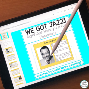 Digital Jazz Black History Unit for Elementary