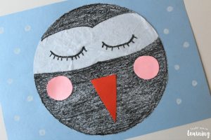 Easy Coffee Filter Penguin Craft for Kids