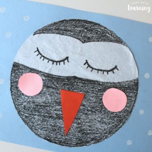 Easy Coffee Filter Penguin Craft for Kids to Make