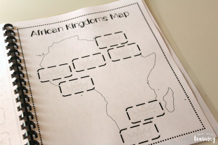 Printable African Empires Map Activity