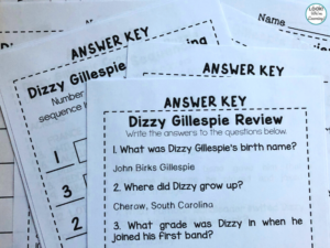 We Got Jazz Unit Answer Key