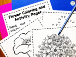 Early Elementary Flower Printables for Kids - Look! We're Learning!