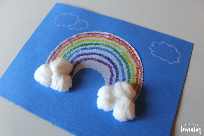 Making a Simple Coffee Filter Rainbow Craft