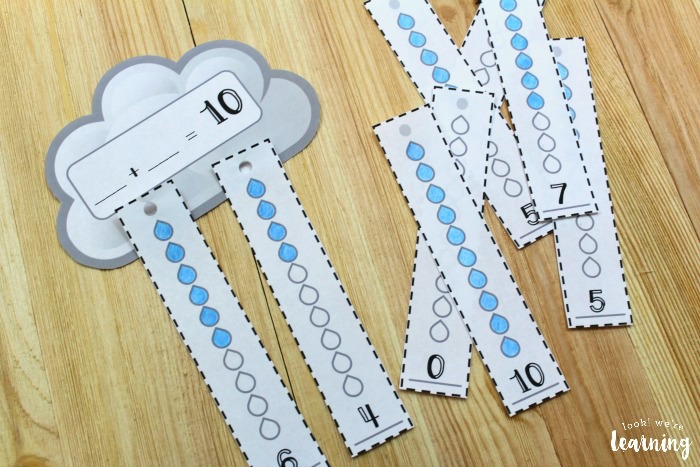 Printable Rainy Day Make Ten for Kids