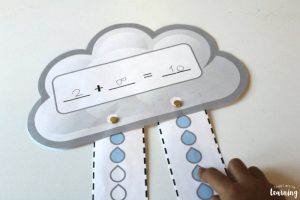Raincloud Adding to Ten Activity