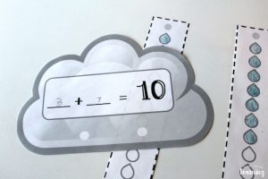 Rainy Day Adding to Make Ten