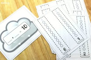 Rainy Day Make Ten Addition Activity