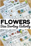 Flower Size Sorting Printables - Look! We're Learning!