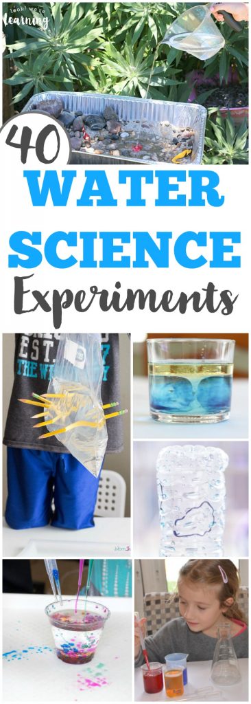 Add some easy science fun to your learning day with these simple water science experiments for kids!