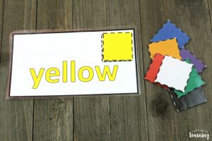 Color Sorting Busy Bag for Preschoolers