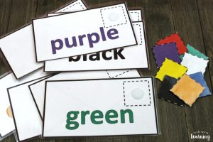Color Sorting Mail Activity for Preschoolers