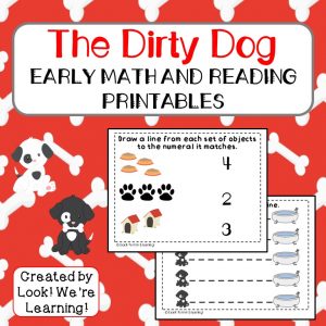 Harry the Dirty Dog Printables for Preschoolers