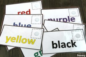 Mail Color Sorting Activity