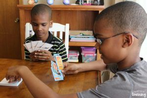 Playing Go Fish with Spanish Vocabulary Cards