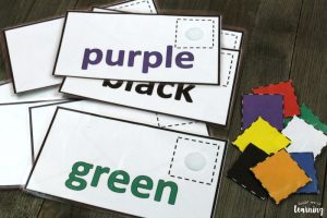 Preschool Color Sorting Busy Bag for Kids