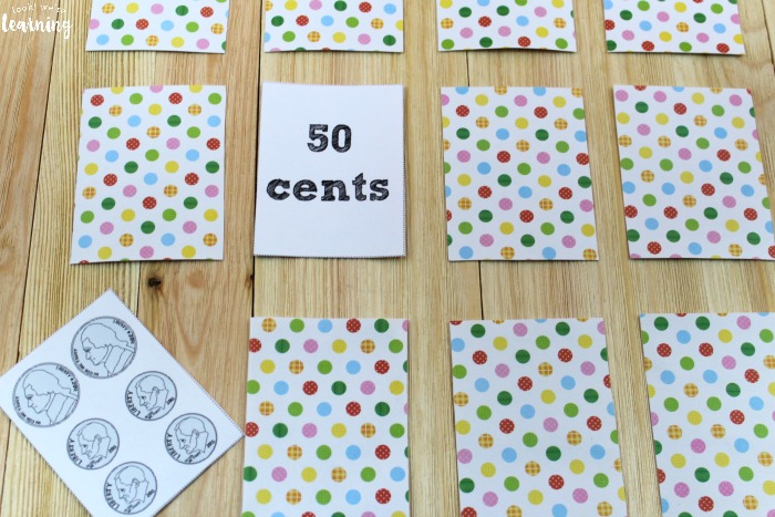 Printable Money Game for Learning to Count Money