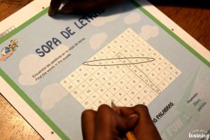 Spanish Vocabulary Word Search