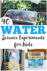 These simple water science experiments for kids are easy to set up and fun for learning about science!