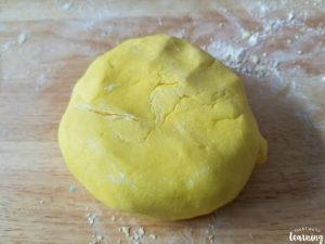 Finished Moon Edible Playdough
