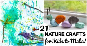 21 Easy Nature Crafts for Kids to Make