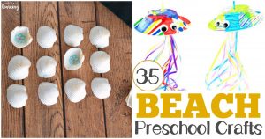 35 Easy PreK Beach Crafts for Kids to Make