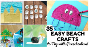 35 Fun PreK Beach Crafts for Preschoolers