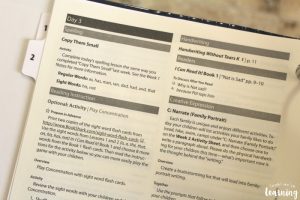 BookShark Daily Lesson Plan