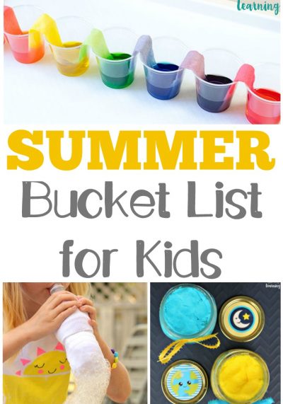 This fun summer bucket list for kids is full of hands-on activities your children will love!