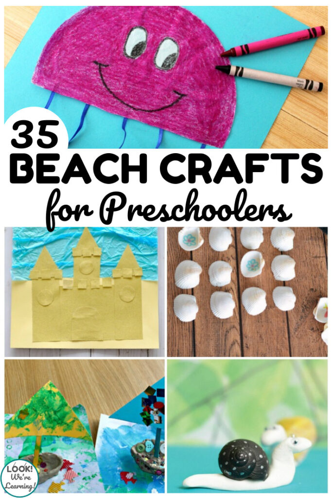 Try some of these easy and fun prek beach crafts with early learners this summer!
