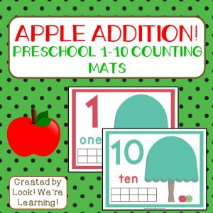 Apple Tree Counting 1-10 Mats