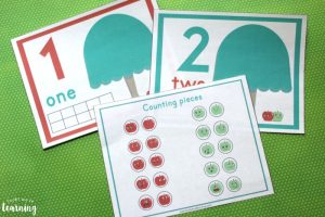 Apple Tree Counting Mats for Numbers 1-10