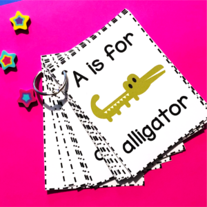 Printable A to Z Animal Flashcards for Kids