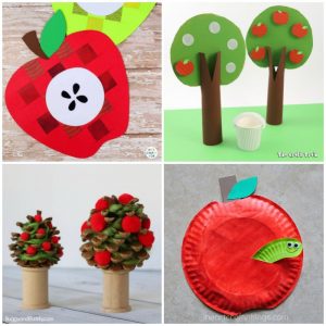 50 Apple Crafts for Kids