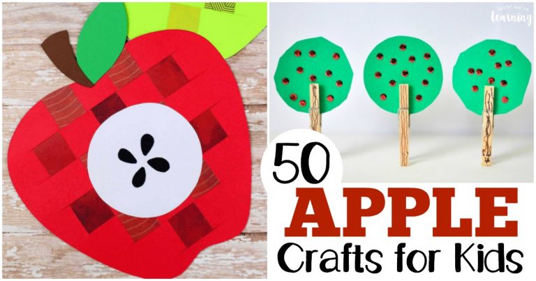 Over 75 Adorable Apple Crafts for Kids - Look! We're Learning!