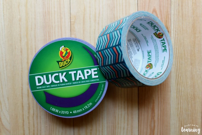 Patterned Duck Tape for Crafting Geometry Dice