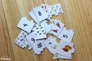 Pirate Themed Counting Puzzles