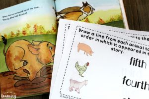 Printable When the Leaf Blew In Sequencing Activity